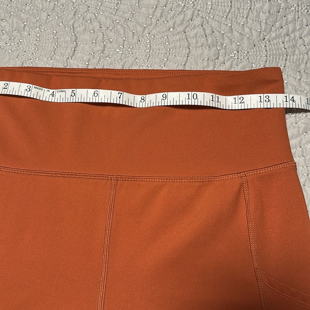American Eagle Rust Everything Pocket Leggings, EUC (Wore Once), Size Large Long - Picture 7 of 9